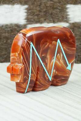Bear Zuni Fetish Carving - Bernard Laiwakete