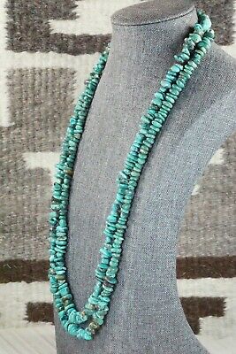 Turquoise & Sterling Silver Necklace - Navajo