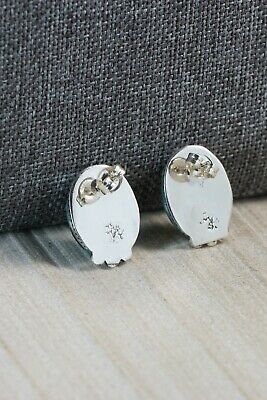 Navajo Turquoise & Sterling Silver Earrings - Sharon McCarthy