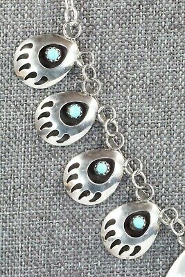 Turquoise & Sterling Silver Necklace - Leta Parker