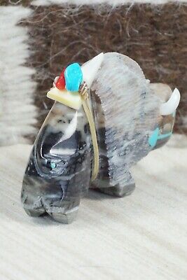 Buffalo Zuni Fetish Carving - Stewart Alanzo