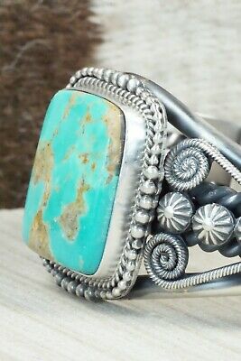 Royston Turquoise & Sterling Silver Bracelet - Michael Calladitto