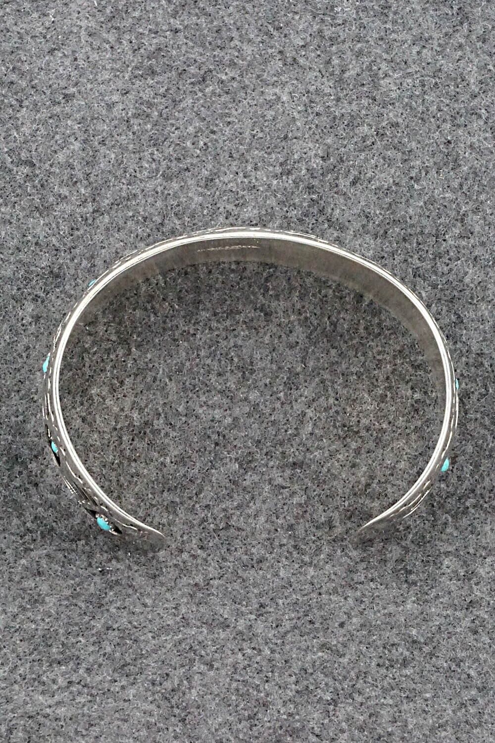 Turquoise & Sterling Silver Bracelet - Pearlene Spencer
