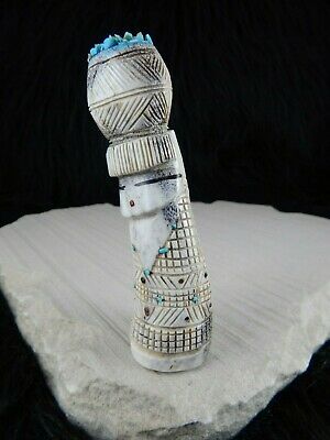 Corn Maiden Zuni Fetish Carving - Carl Etsate - High Lonesome Trading