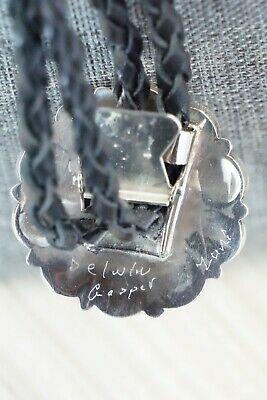 Multi Stone & Sterling Silver Bolo Tie - Delwin Gasper