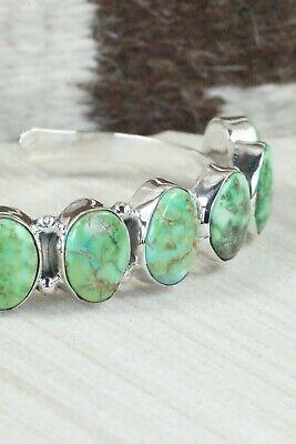 Turquoise & Sterling Silver Bracelet - Thomas Yazzie - High Lonesome Trading