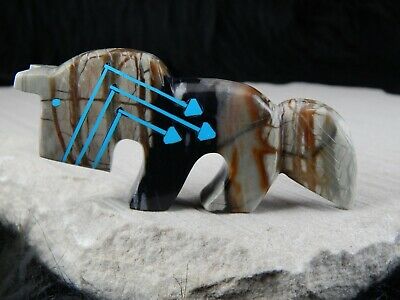 Horse Zuni Fetish Carving - Kenric Laiwakete