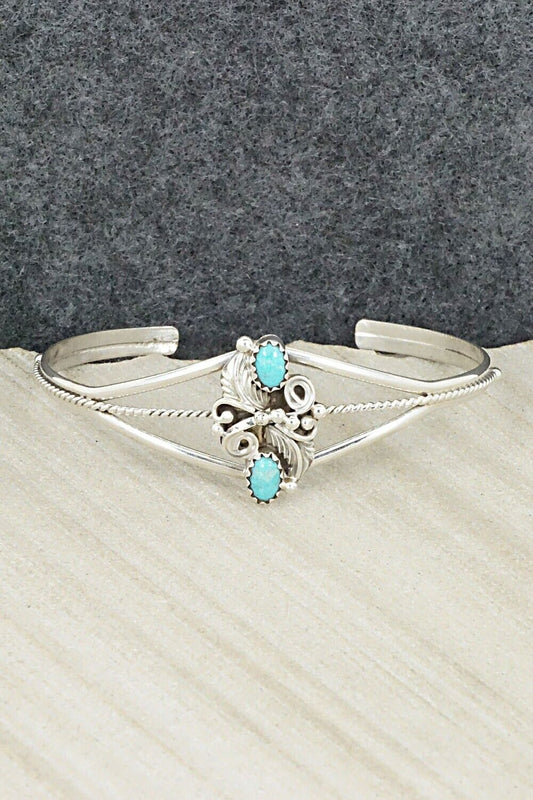 Turquoise & Sterling Silver Bracelet - William Begay