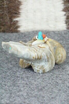 Badger Zuni Fetish Carving - Stewart Alanzo