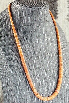 Spiny Oyster & Sterling Silver Necklace - Louise Joe