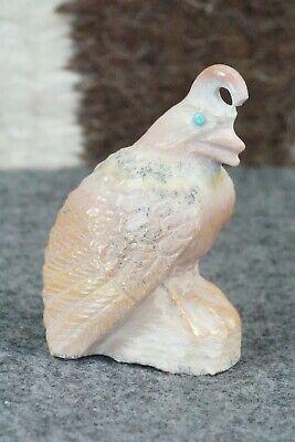 Quail Zuni Fetish Carving - Derrick Kaamasee - High Lonesome Trading