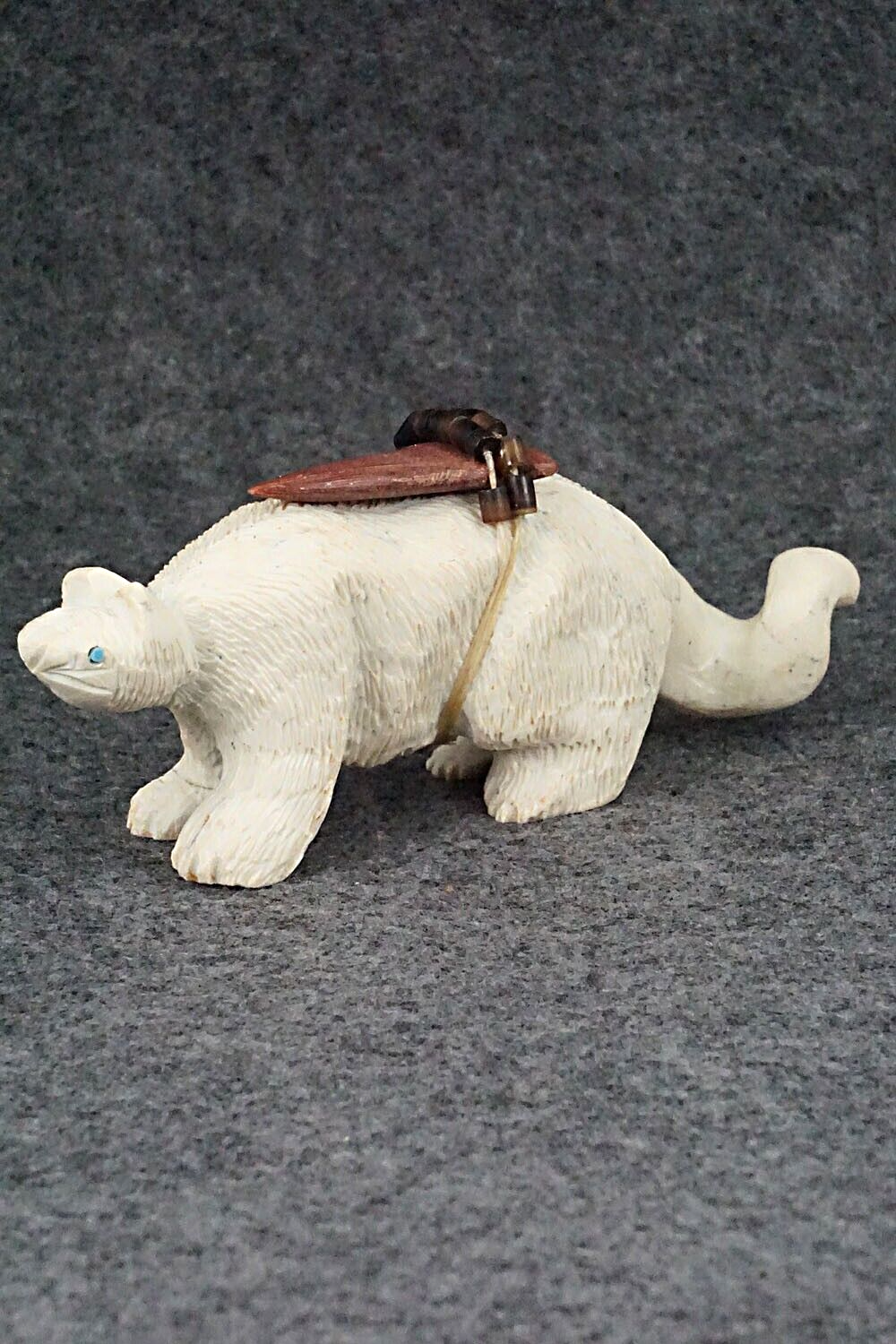 Mountain Lion Zuni Fetish Carving - Adrian Cachini