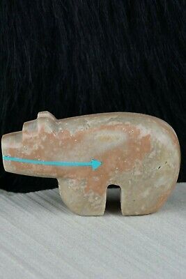 Bear Zuni Fetish Carving - Bernard Laiwakete - High Lonesome Trading
