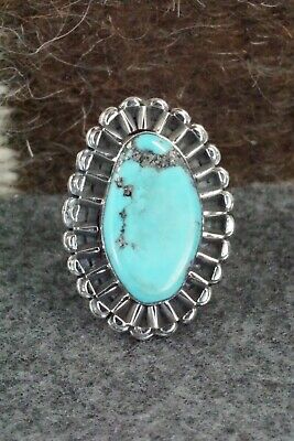 Turquoise & Sterling Silver Ring - Jimson Belin - Size 7.5