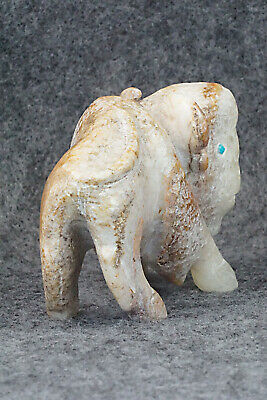 Buffalo Zuni Fetish Carving - Isiah Chopito