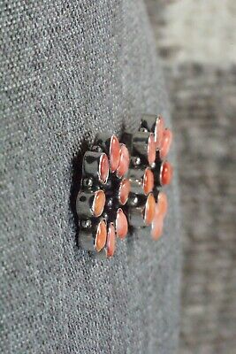 Spiny Oyster and Sterling Silver Earrings - Renelle Perry