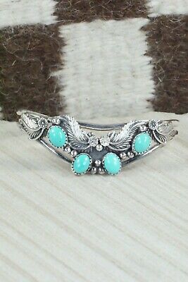 Turquoise & Sterling Silver Bracelet - Roberta Begay