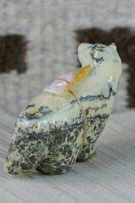Wolf Zuni Fetish Carving - Delvin Leekya - High Lonesome Trading