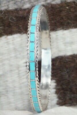 Turquoise & Sterling Silver Bangle - Jessica Chavez