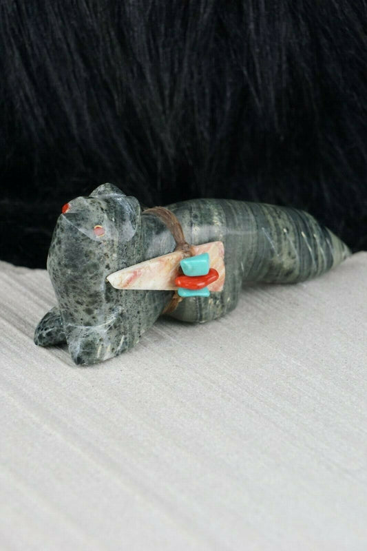 Wolf Zuni Fetish Carving - Lena Boone - High Lonesome Trading