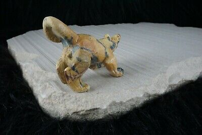 Mountain Lion Zuni Fetish Carving - Dan Quam - High Lonesome Trading