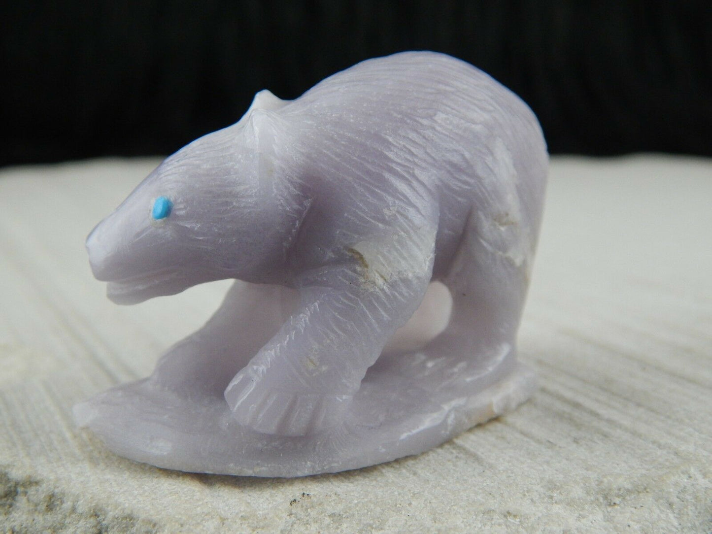 Bear Zuni Fetish Carving - Derrick Kaamasee - High Lonesome Trading