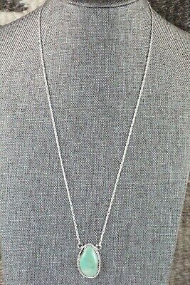 Navajo Turquoise & Sterling Silver Necklace - Annie Spencer