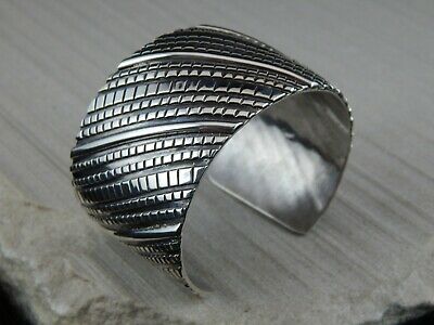 Navajo Sterling Silver Bracelet - Matilda John - High Lonesome Trading