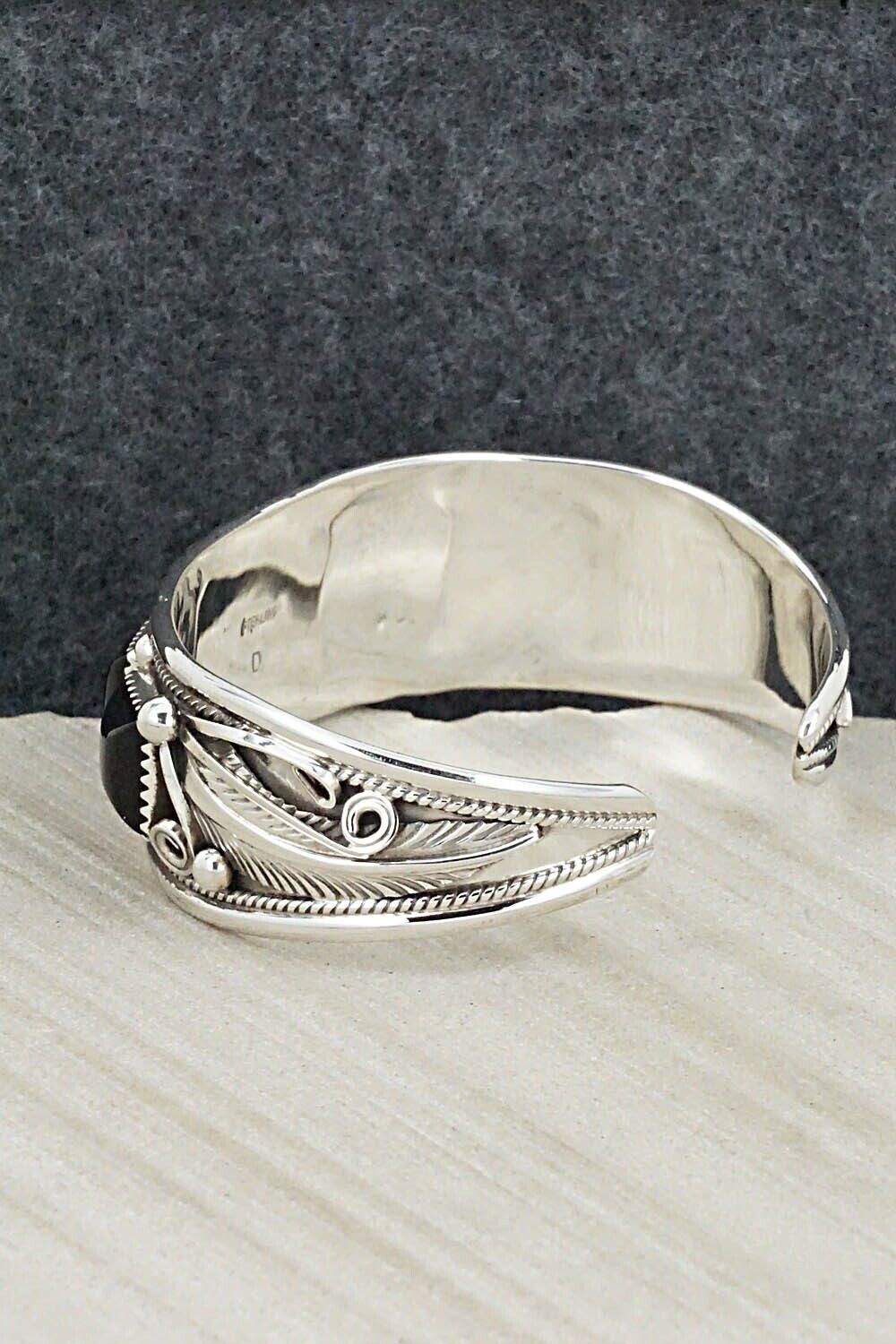 Onyx & Sterling Silver Bracelet - Davey Morgan