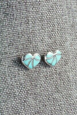 Turquoise & Sterling Silver Earrings - Thurza Leekya