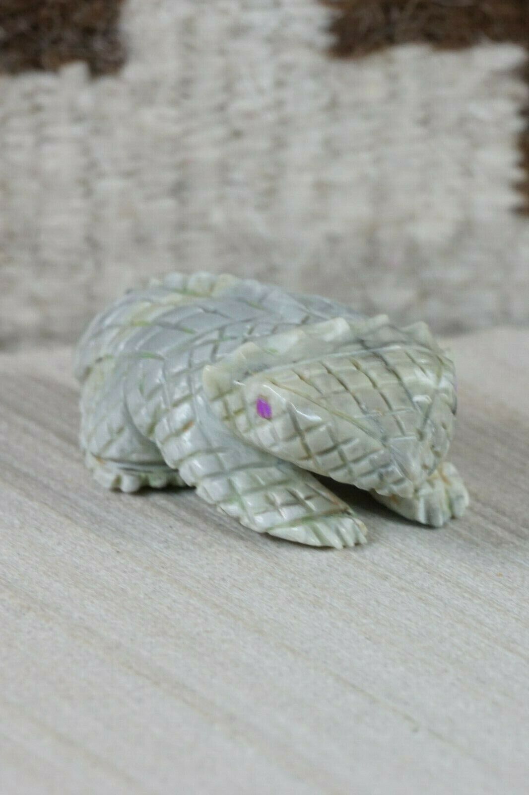 Horned Toad Zuni Fetish Carving - Jonas Hastito - High Lonesome Trading