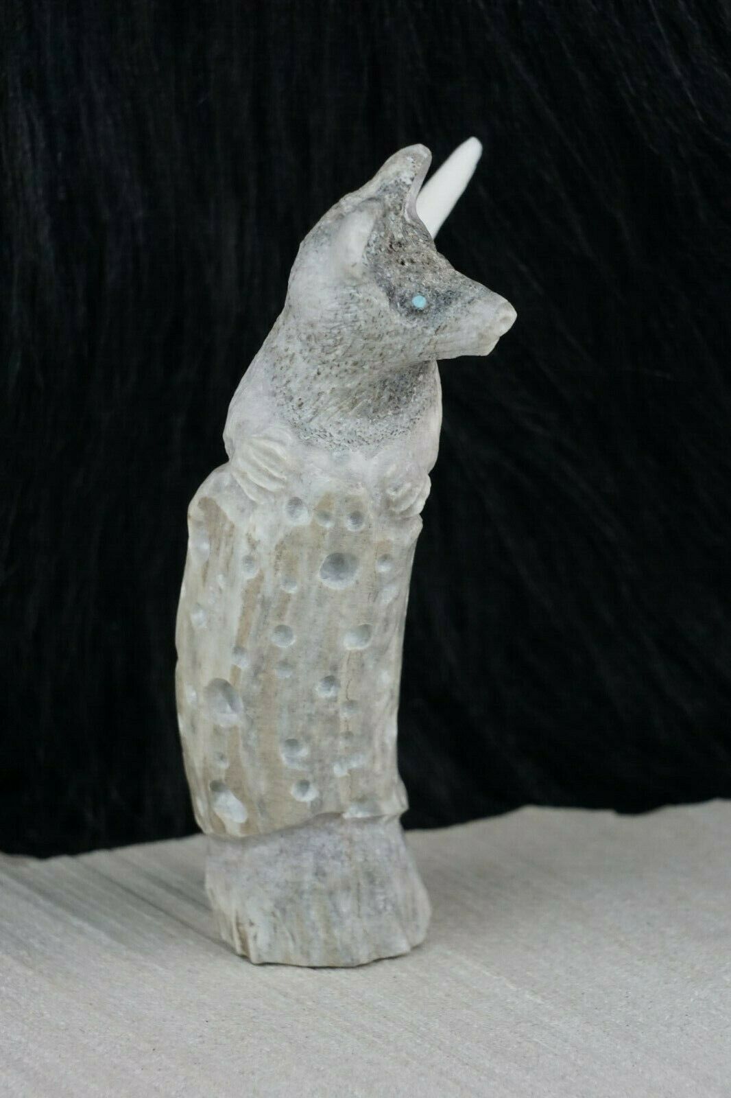 Mouse Zuni Fetish Carving - Maxx Laate - High Lonesome Trading