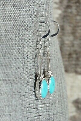 Turquoise & Sterling Silver Earrings - Sadie Jim