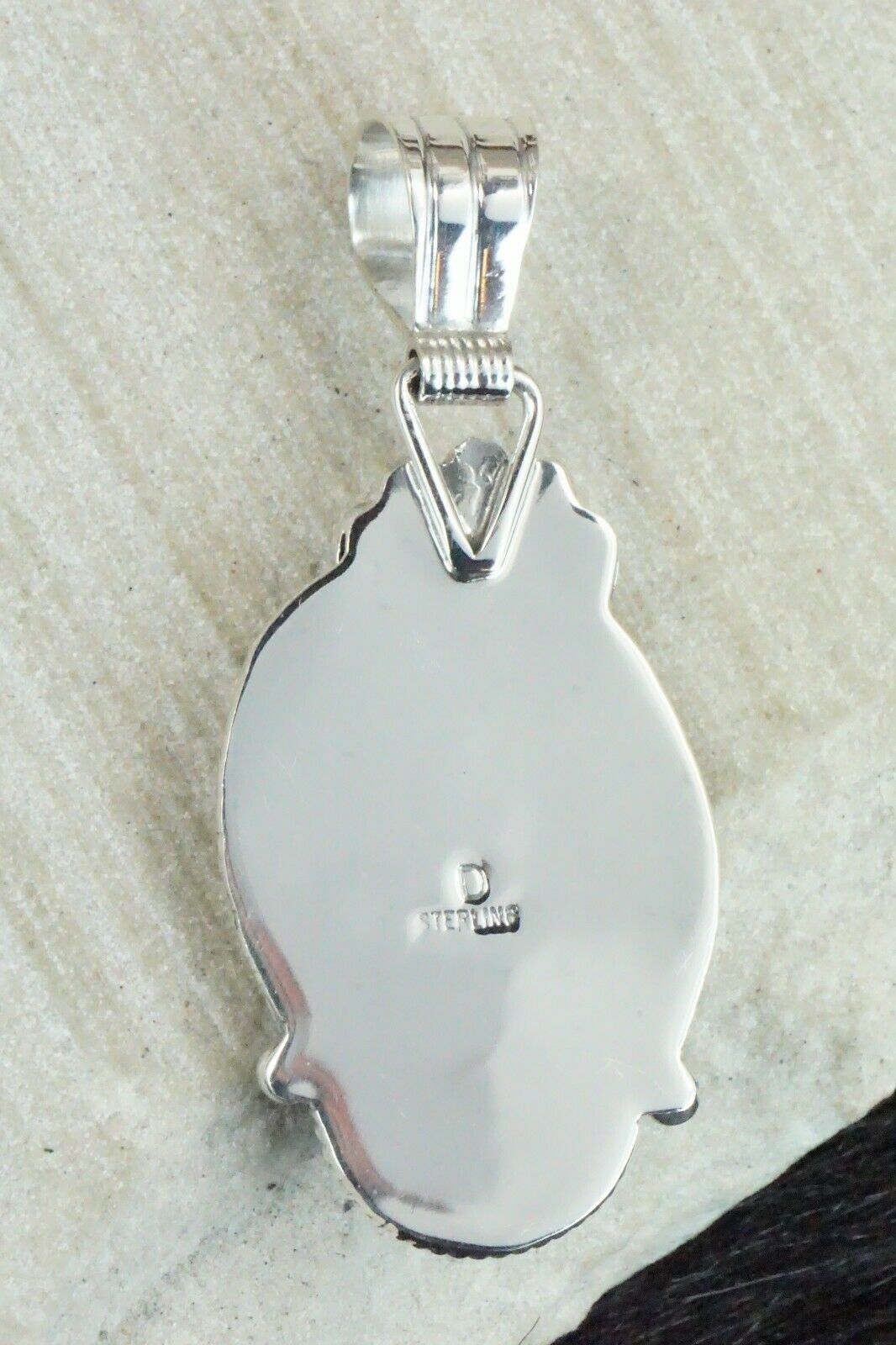 Turquoise & Sterling Silver Pendant - Davey Morgan