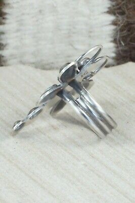Turquoise and Sterling Silver Ring - Tim Yazzie - 7.75