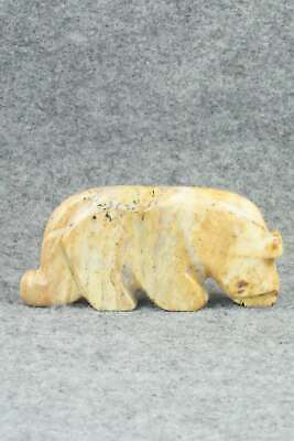 Mountain Lion Zuni Fetish Carving - Reynold Lunasee