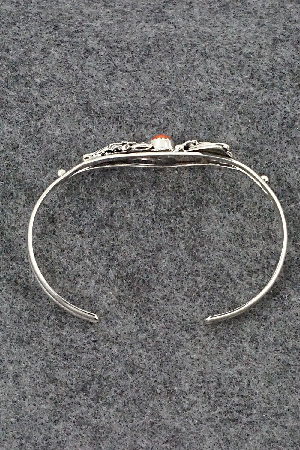 Coral & Sterling Silver Bracelet - Sadie Jim