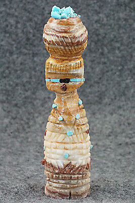 Corn Maiden Zuni Fetish Carving - Carl Etsate