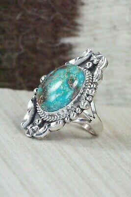 Turquoise & Sterling Silver Ring - Daniel Benally - Size 5 - High Lonesome Trading
