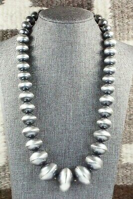 Sterling Silver Navajo Pearl Necklace - Presley Haley