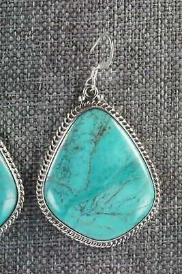 Turquoise & Sterling Silver Earrings - Annie Spencer