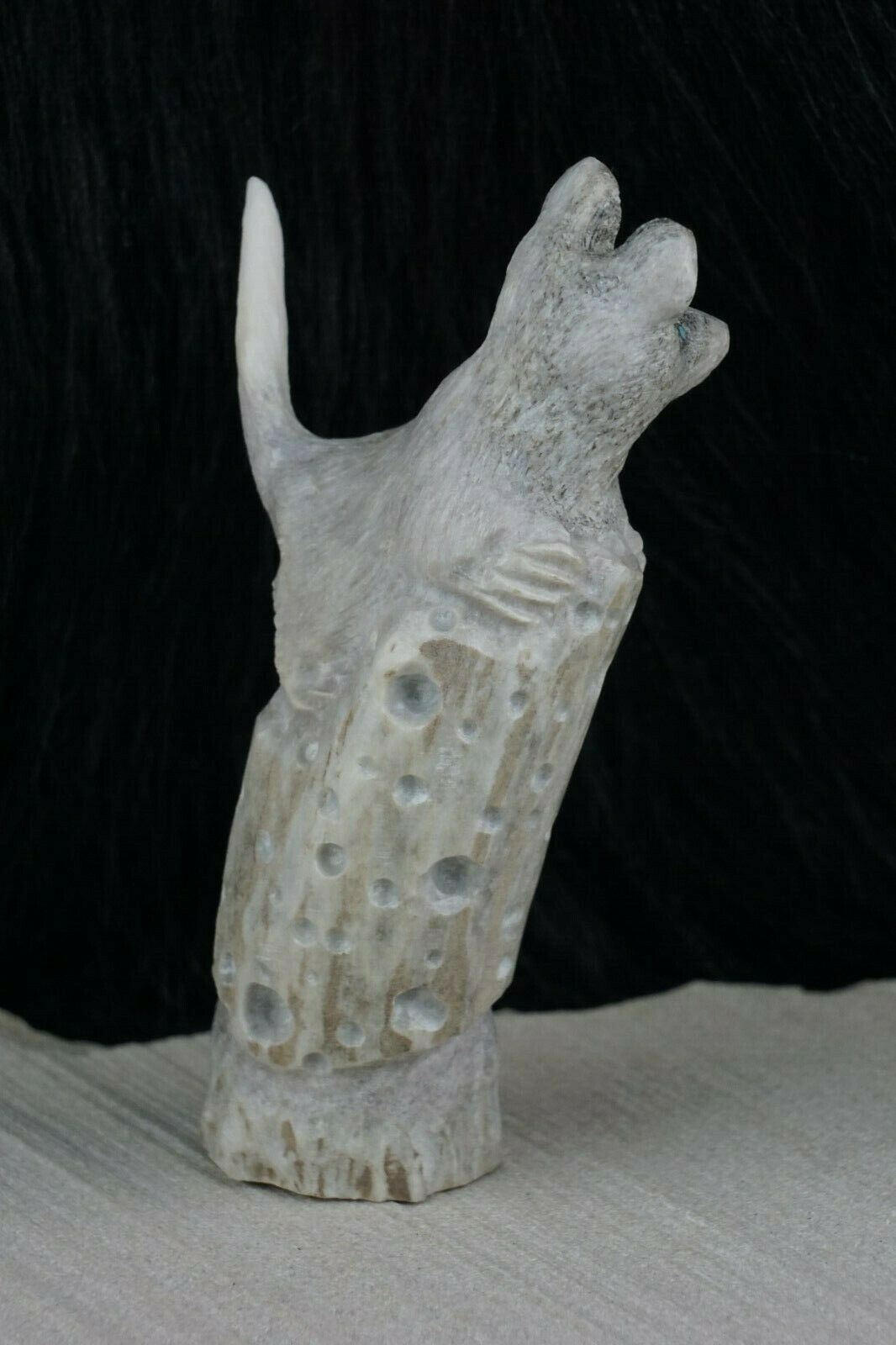 Mouse Zuni Fetish Carving - Maxx Laate - High Lonesome Trading