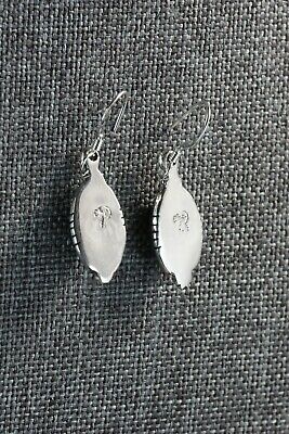 Navajo Turquoise and Sterling Silver Earrings - Roger Pino
