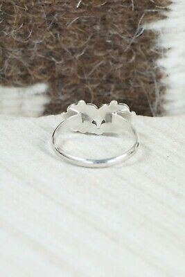 Turquoise & Sterling Silver Ring - Charles Martinez - Size 8.75
