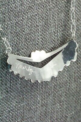 Turquoise & Sterling Silver Necklace - MaDerral Kallestewa - High Lonesome Trading