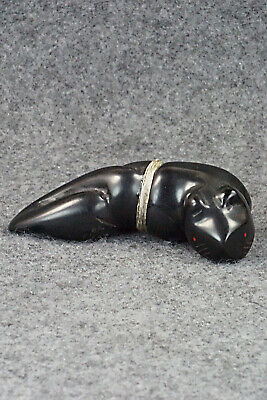 Mountain Lion Zuni Fetish Carving - Justin Red Elk