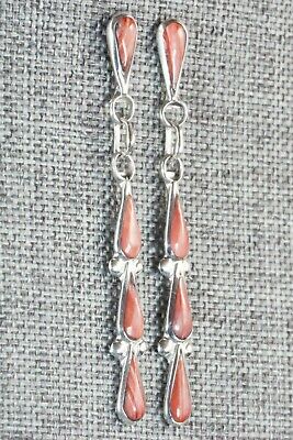Spiny Oyster & Sterling Silver Earrings - Ashbary Gasper
