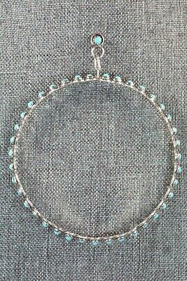 Turquoise and Sterling Silver Earrings - Florenda Lonasee