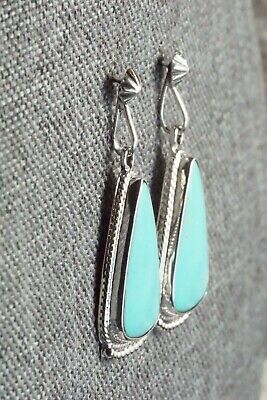 Turquoise & Sterling Silver Earrings - Sharon McCarthy
