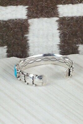 Turquoise & Sterling Silver Bracelet - Tom Lewis